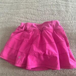 Lululemon Pace Rival Mid Rise Skirt Sonic Pink